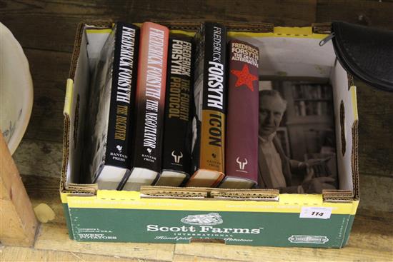 7 1st Editions Frederick Forsyth book